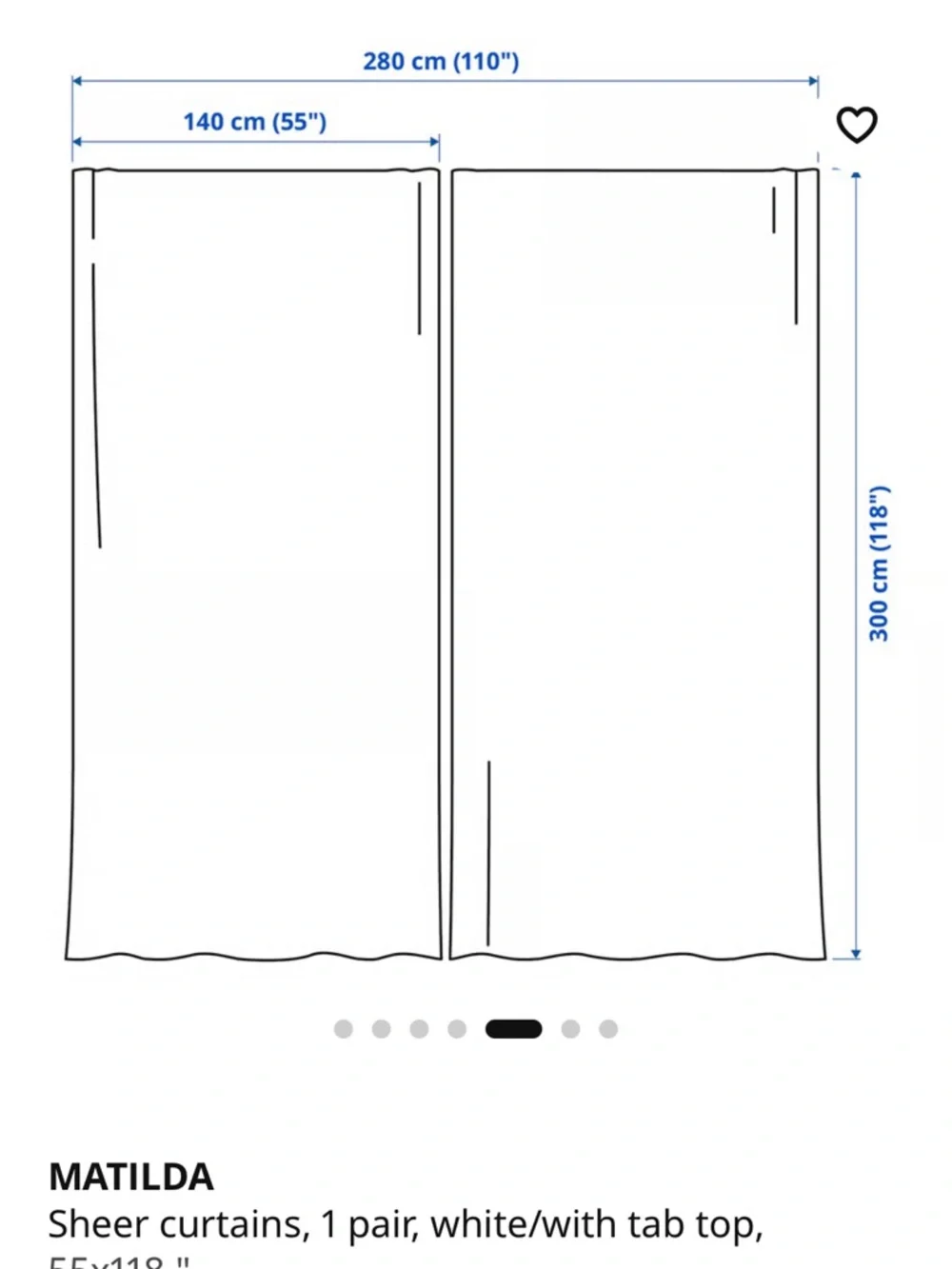 IKEA Matilda Sheer White Curtain Panel Pairs (6 individual panels, 3 pairs) - Picture 8 of 8
